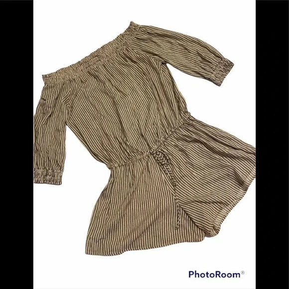 Eberjey Sea Stripe Short Romper Sz M/L - Picture 4 of 10